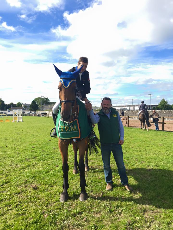 Read more about the article Vincent Byrne and Roisin Fagan, joint winners of the National Grand Prix at County Clare Agri Show
