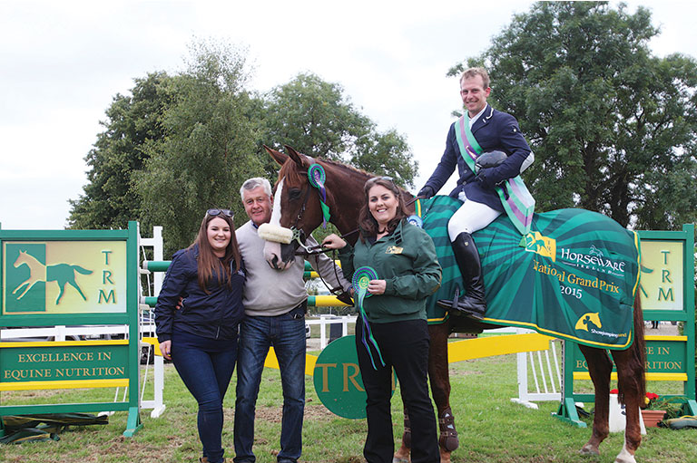 Read more about the article Darryl Walker and Cushions win the 2015 TRM/Horseware National Grand Prix League