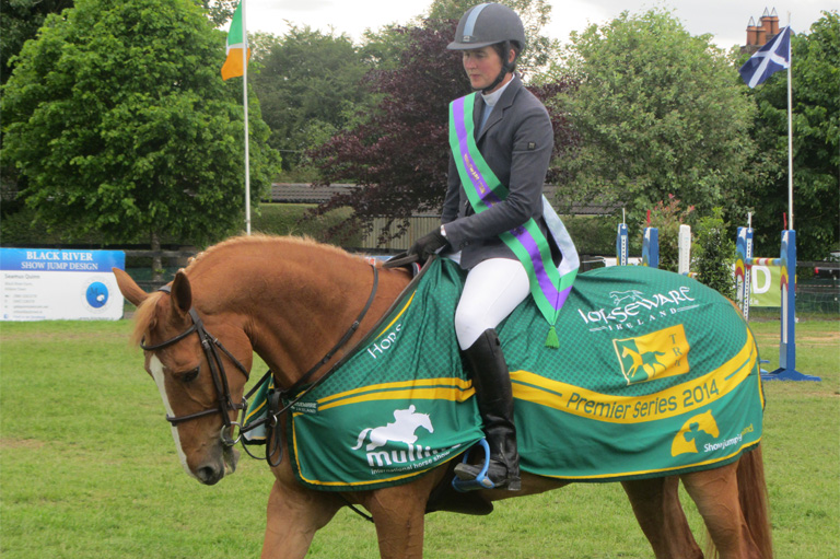 Read more about the article Gerard Clarke wins the sixth leg of the Horseware/TRM National Grand Prix League at Ravensdale