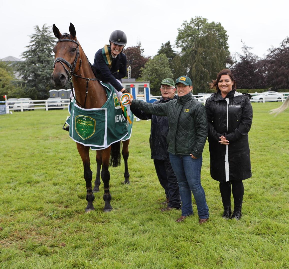 Read more about the article Elizabeth Power dominates at Tattersalls with victory in TRM/Horse Sport Ireland New Heights Champions Series