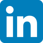 LinkedIn logo - blue square win white lettering 'in'