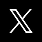X (Twitter) logo - black square with white X in the middle 